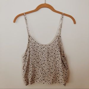 Brandy Melville Floral Crop Top